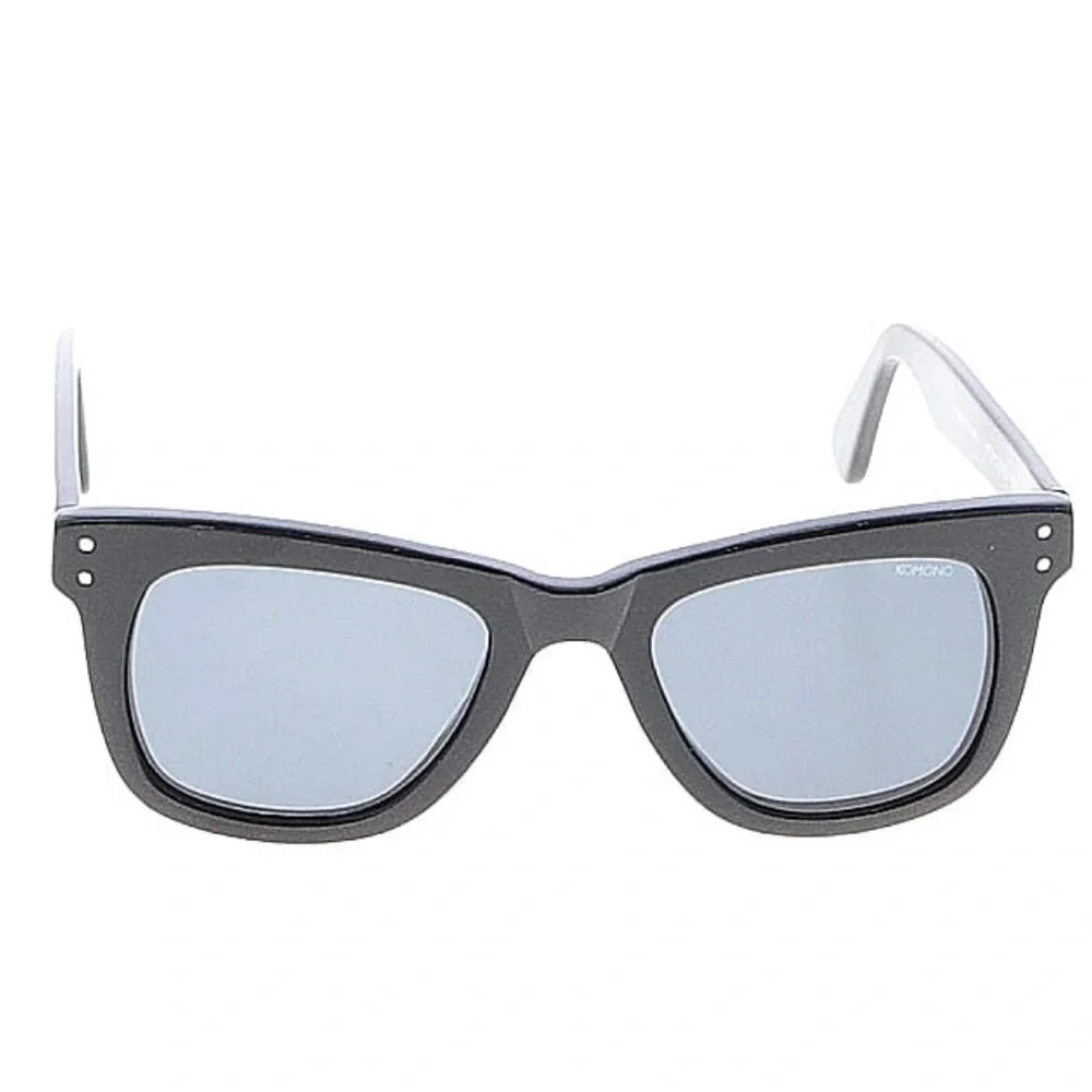 KOMONO Allen Glossy Black Sunglasses NEW wayfarer square